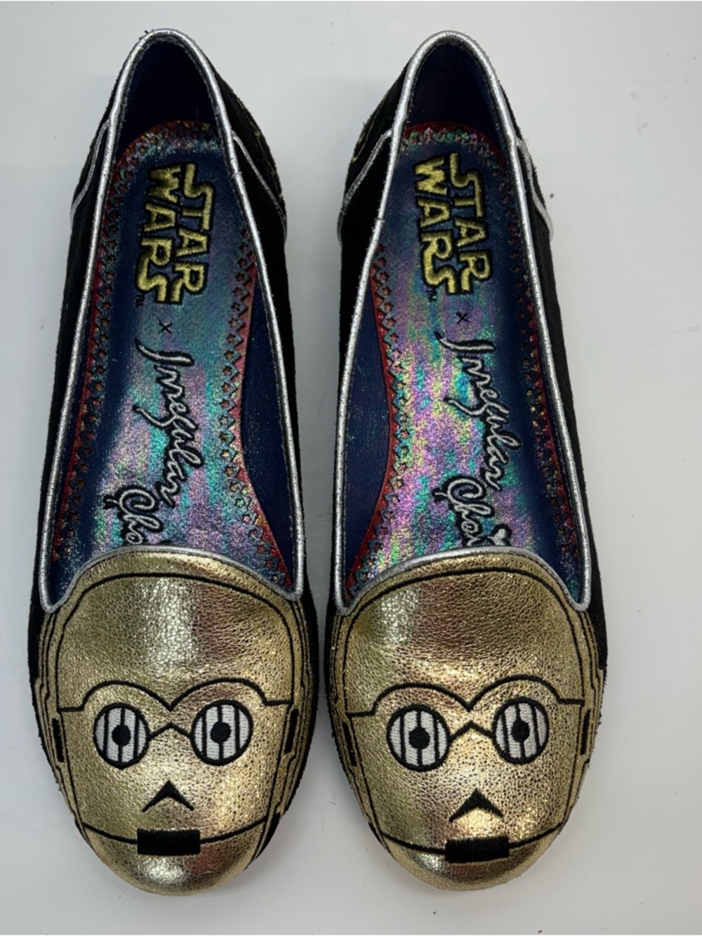 Disney Parks STAR WARS Irregular Choice C3PO Women's Loafer Shoes Size 6.5 - Picture 5 of 10
